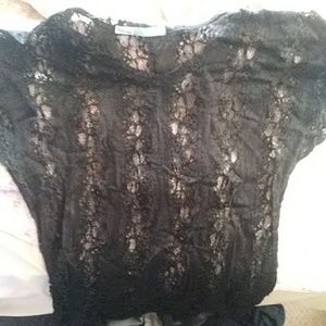 Womens lace overshirt